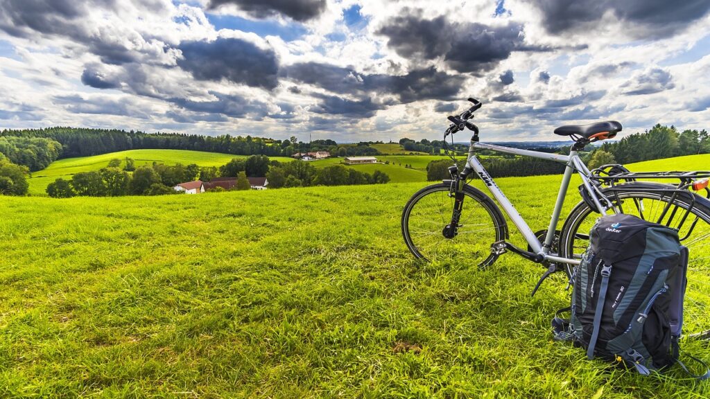 bicycle, outlook, bavaria